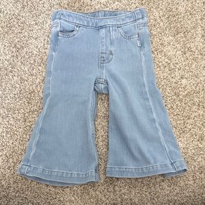 Little Sleepies - 6-12 Month Blue Denim Wide Leg Jeans